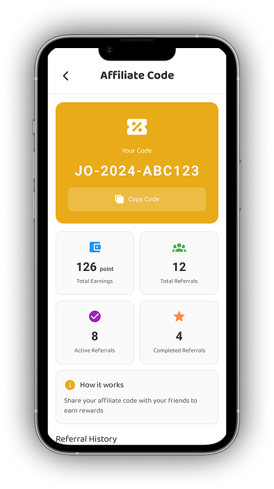 Device Affiliate Code